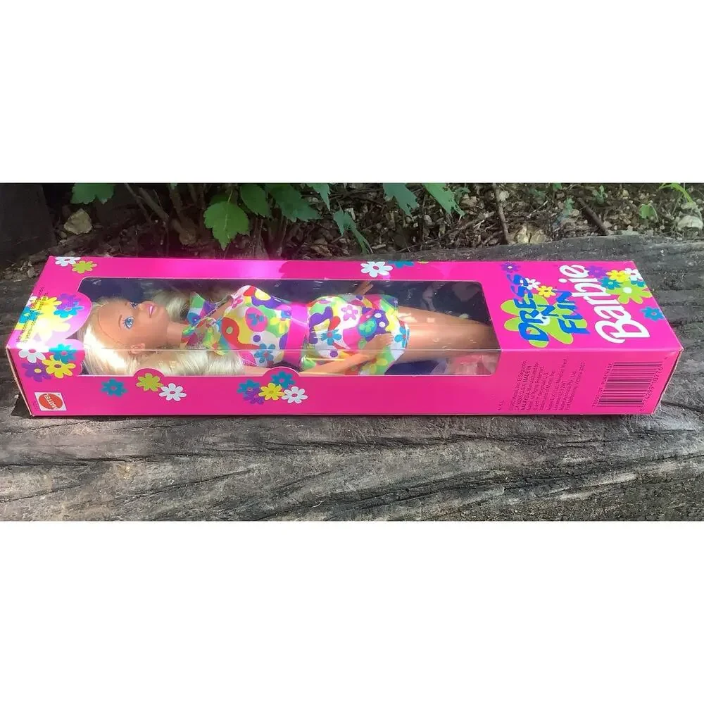 1993 Dress N Fun Barbie 10776 Vintage NIB New Retro Floral Romper Toy Gift